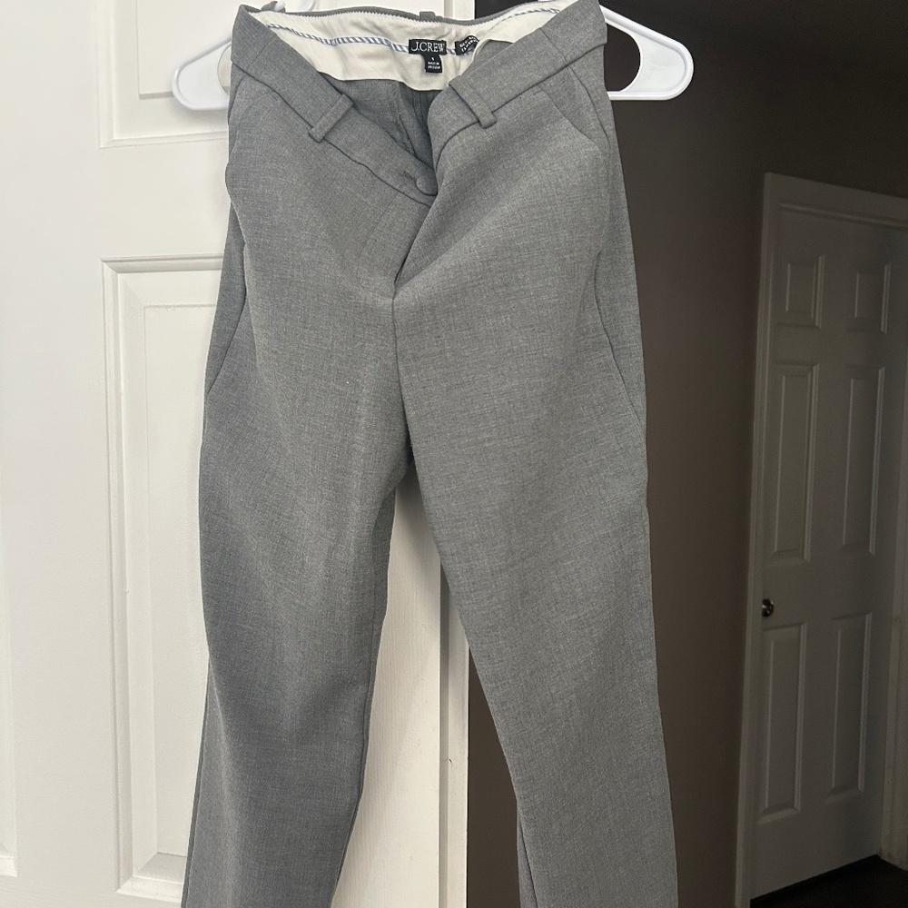 Jcrew cameron high rise pants in gray size 8